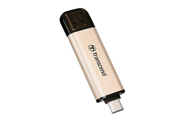 Transcend  Transcend JetFlash 930C lecteur USB flash 128 Go USB Type-A / USB Type-C 3.2 Gen 1 (3.1 Gen 1) Or 