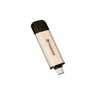 Transcend  Transcend JetFlash 930C USB-Stick 128 GB USB Type-A / USB Type-C 3.2 Gen 1 (3.1 Gen 1) Gold 