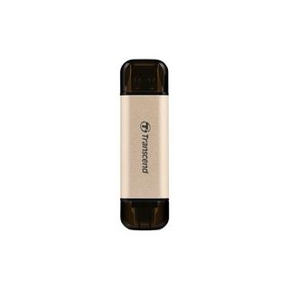 Transcend  Transcend JetFlash 930C USB-Stick 128 GB USB Type-A / USB Type-C 3.2 Gen 1 (3.1 Gen 1) Gold 