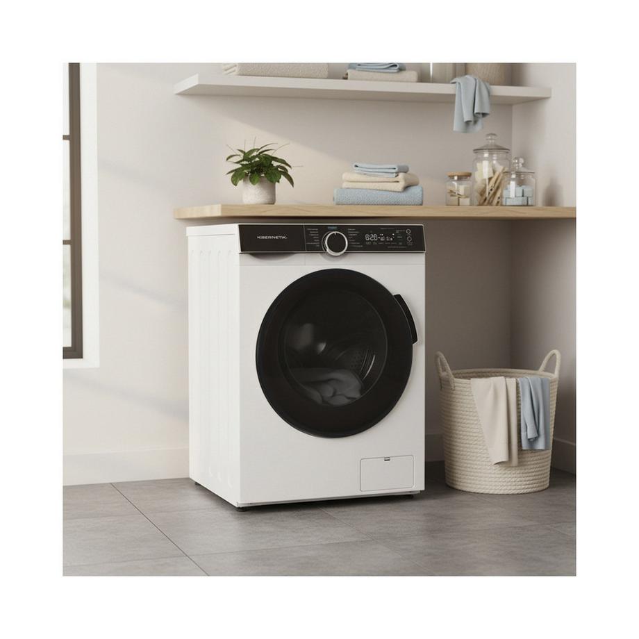 Kibernetik FLWS512 FusionLine Waschmaschine 9kg A-40% Klasse Weiss  
