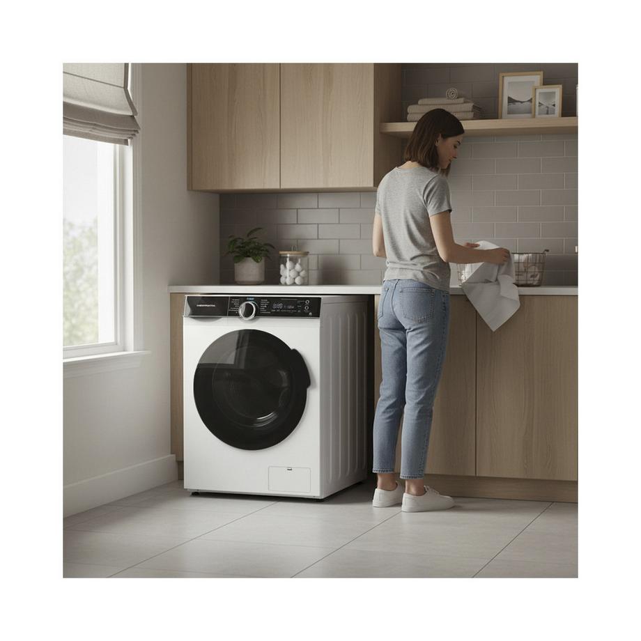 Kibernetik FLWS512 FusionLine Waschmaschine 9kg A-40% Klasse Weiss  