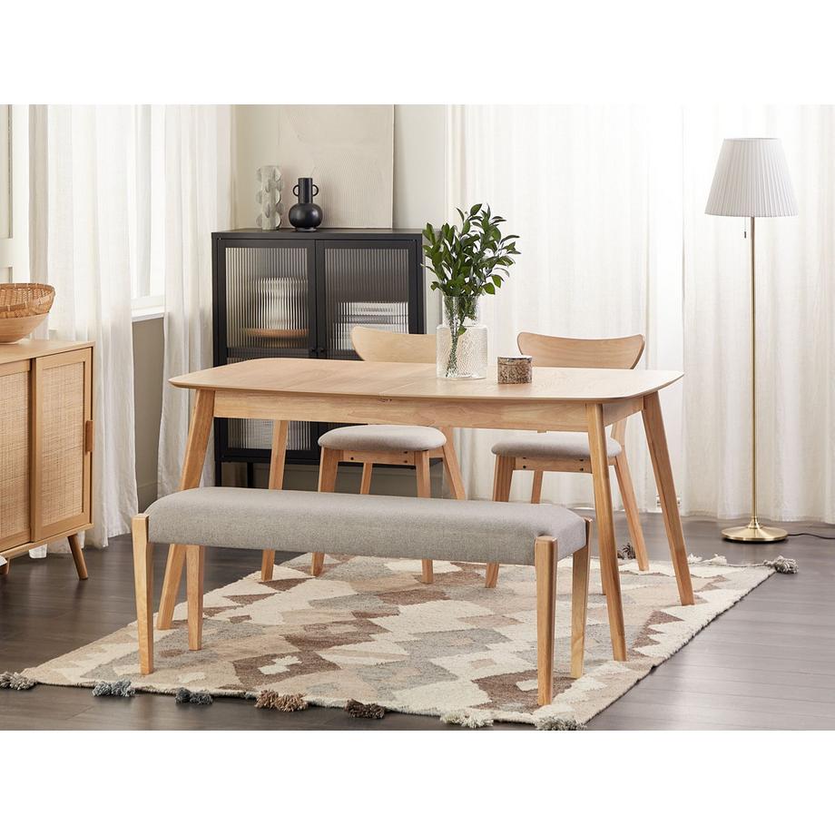 Beliani Banc en Tissu Rétro ELYRIA  