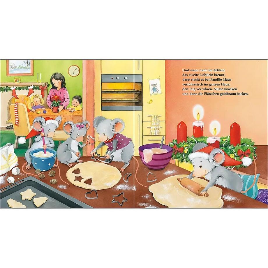 Wunderbare Weihnachten mit Familie Maus Schmidt, Hans-Christian; Loewe Weihnachten (Hrsg.); Krämer, Marina (Illustrationen) Gebundene Ausgabe 