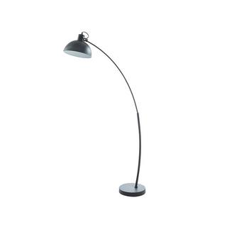 OZAIA Lampada da terra arco stile vintage LOPAZ Ferro 62Nero  