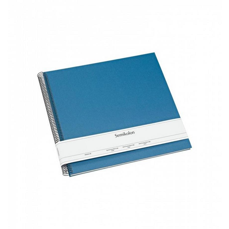 Semikolon Semikolon 364033 album fotografico e portalistino Blu 25 fogli Rilegatura a spirale  