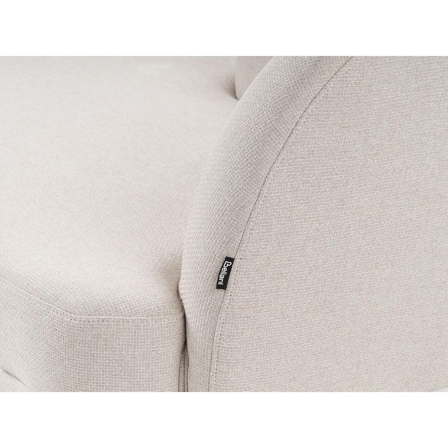 Beliani Chaise longue côté gauche en Tissu Traditionnel TANLAY  