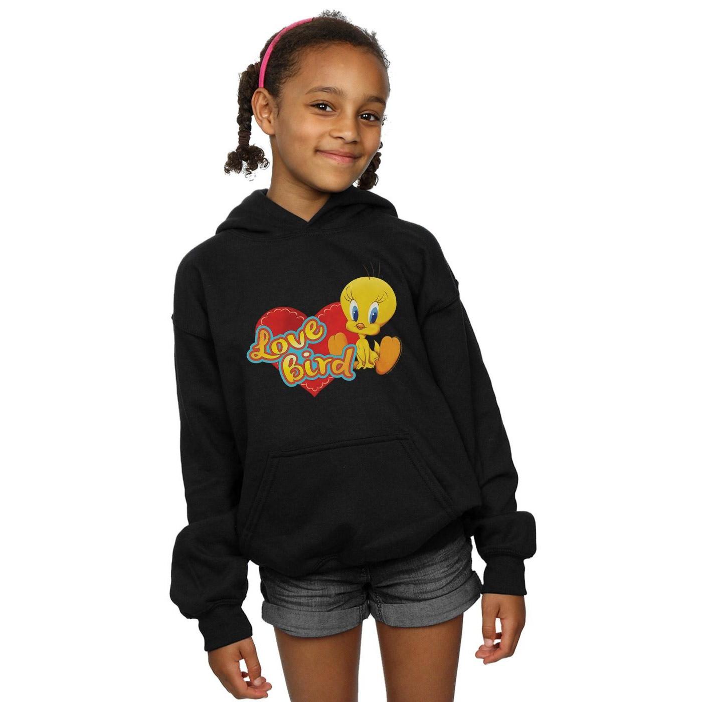 LOONEY TUNES  Sweat à capuche TWEETY PIE VALENTINE'S DAY LOVE BIRD 