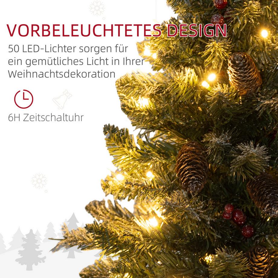 HOMCOM Weihnachtsbaum  