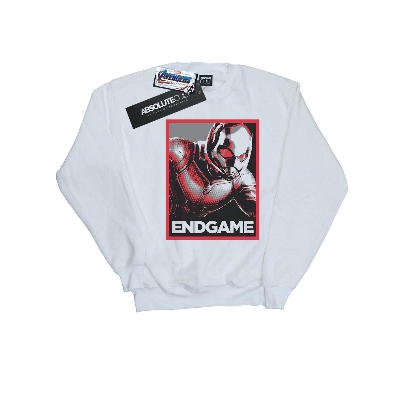 Image of Avengers Endgame Antman Poster Sweatshirt Damen Weiss XL