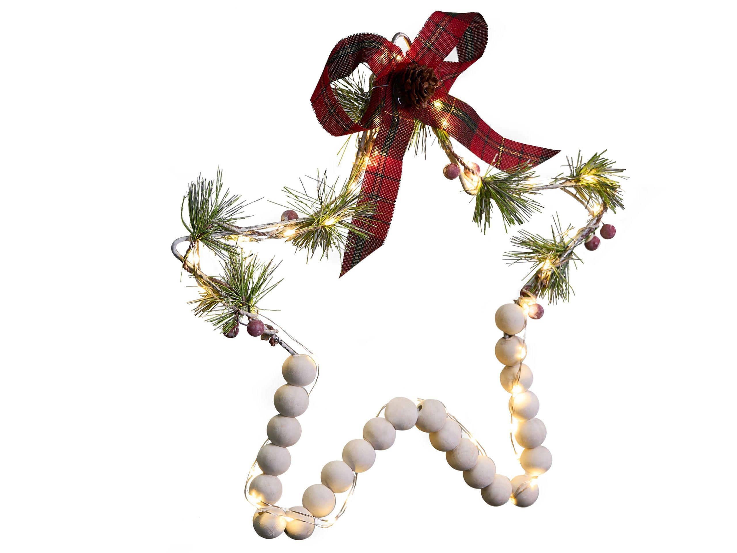 Beliani Wanddekoration 3er Set aus Tannenholz Klassisch KALLAVESI  