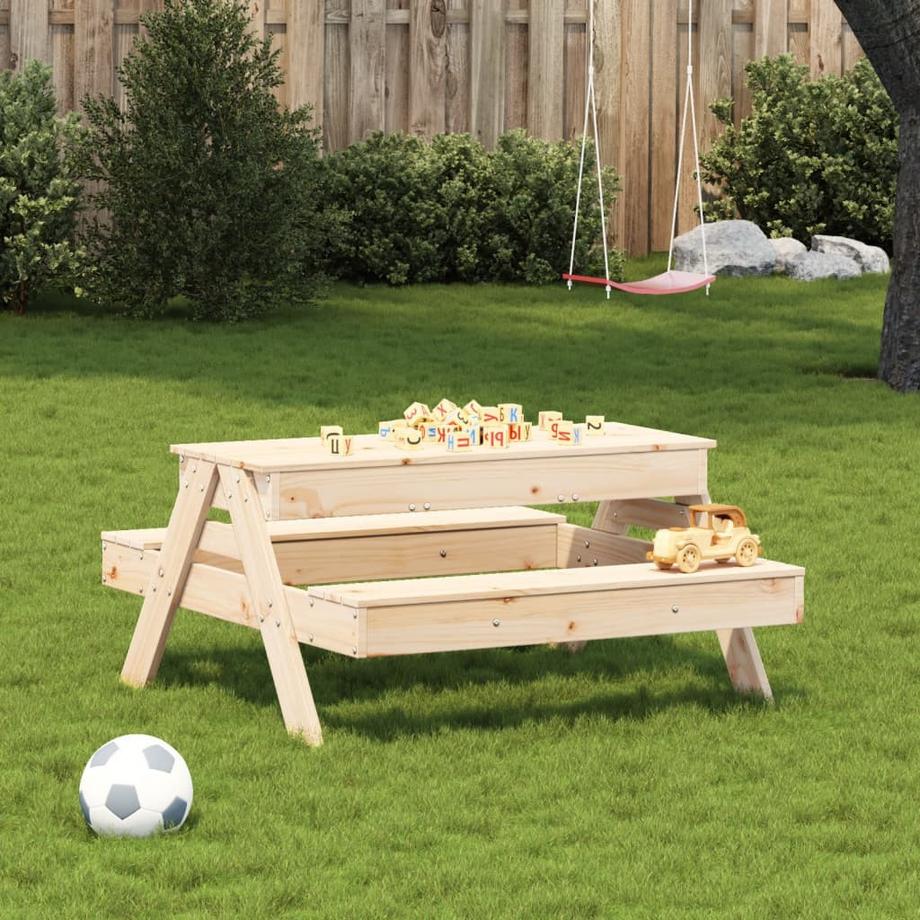 VidaXL Picknicktisch kiefernholz  