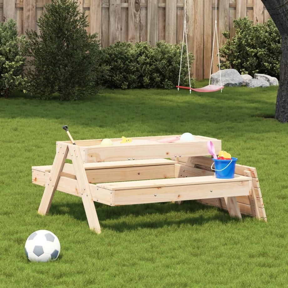 VidaXL Picknicktisch kiefernholz  