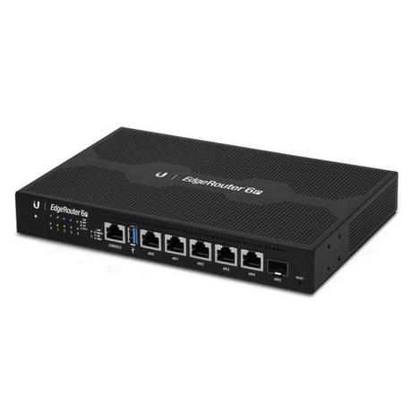 UBIQUITI  EdgeRouter 6P router cablato Gigabit Ethernet Nero 