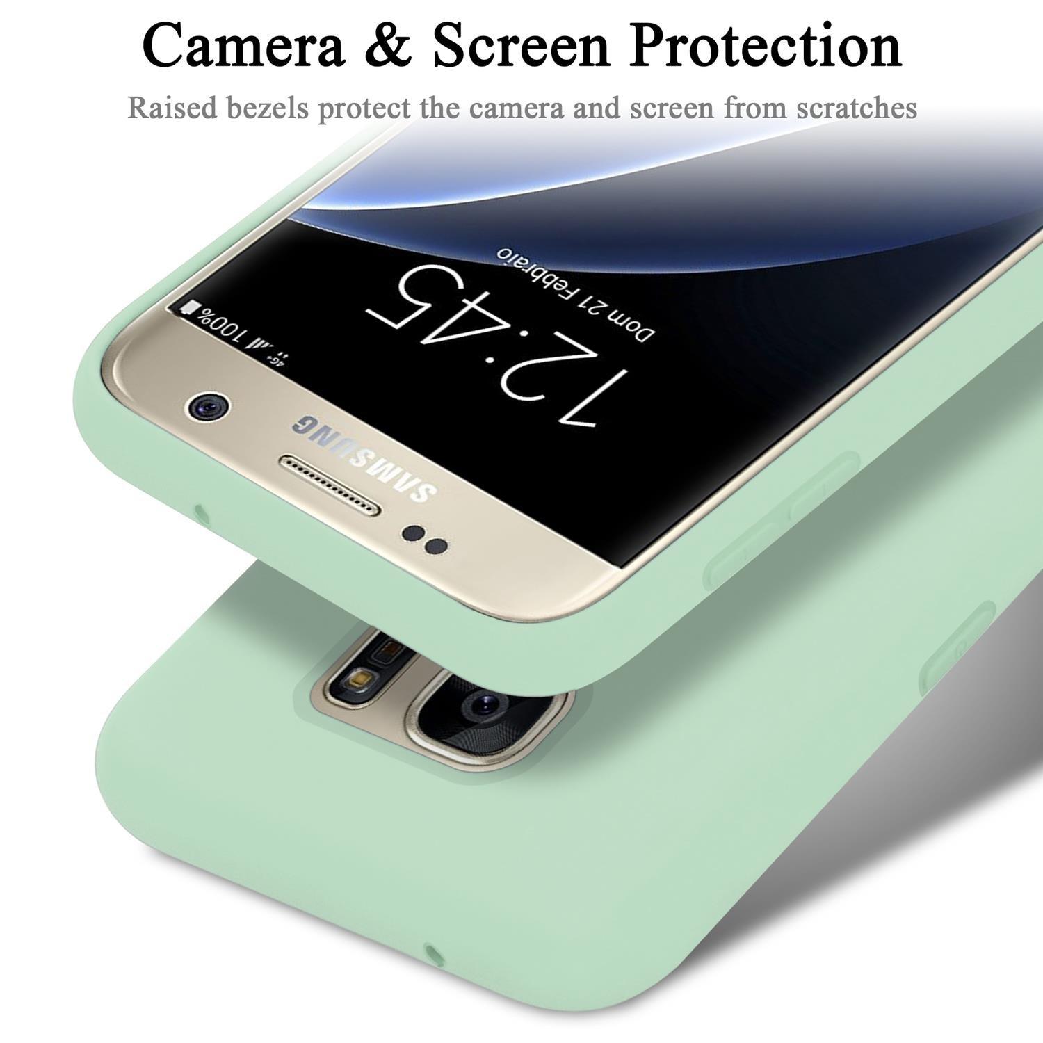 Cadorabo  Hülle für Samsung Galaxy S7 TPU Silikon Liquid 