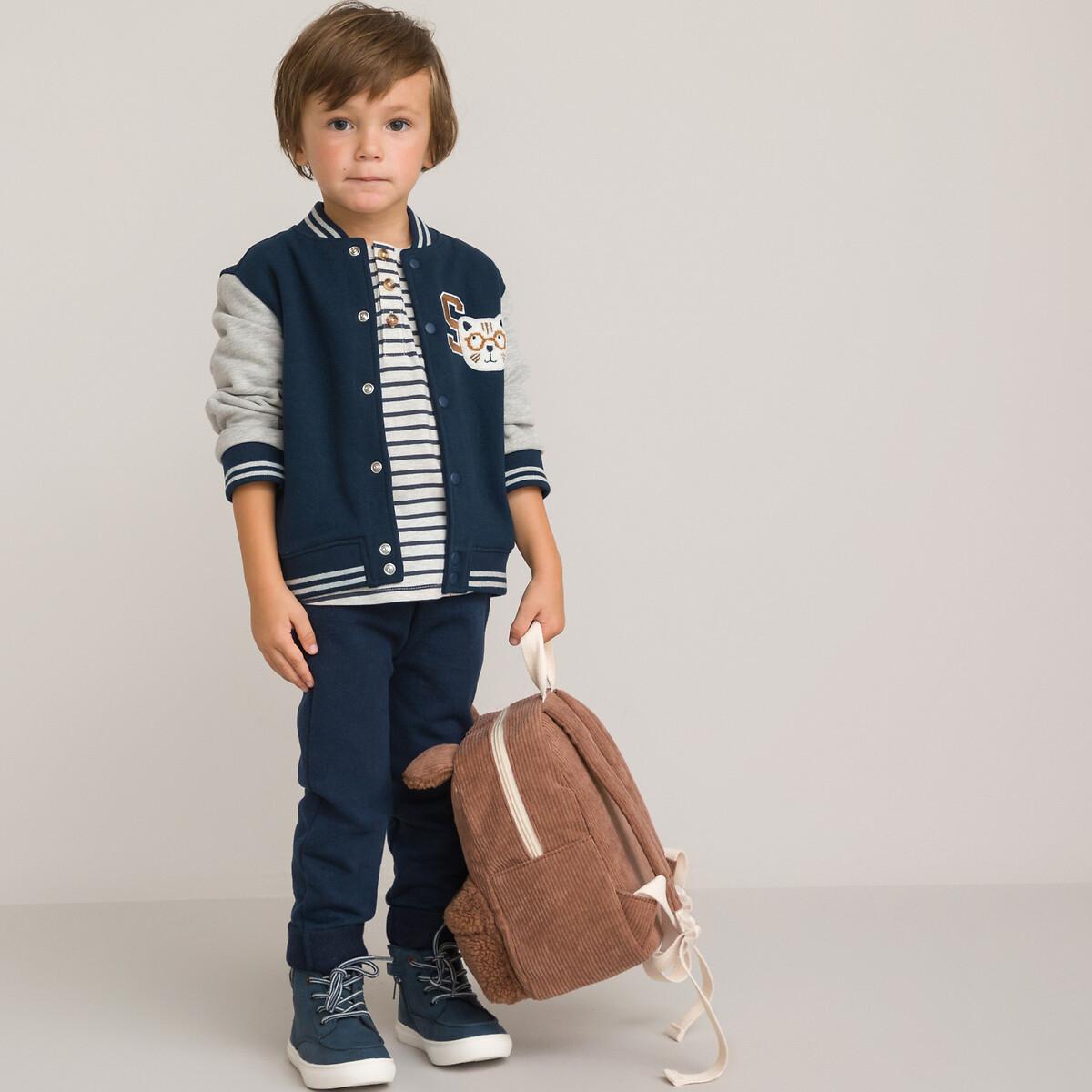 Image of College-jacke Mit Druckknopfverschluss Unisex Blau 18M
