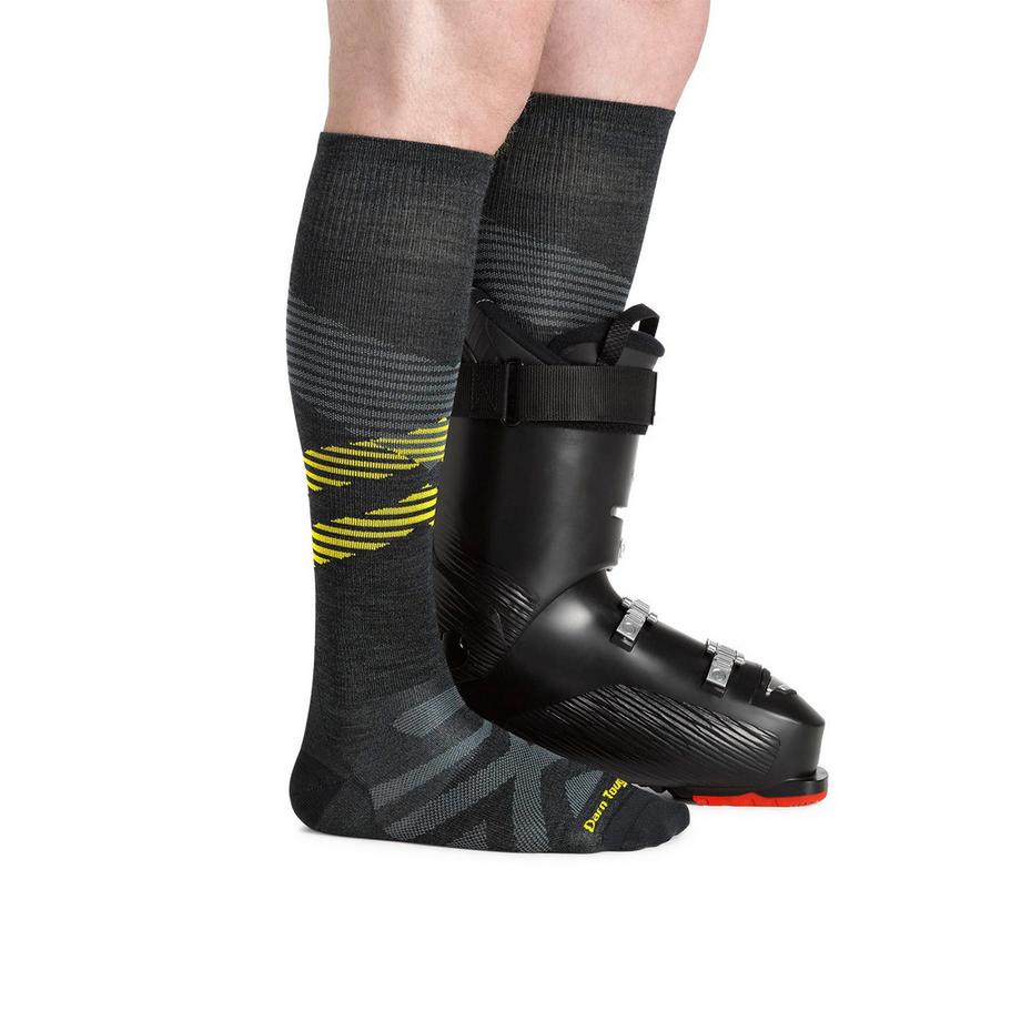 Darn Tough Vermont  Calze Uomo Ginocchio Sci Snowboard Ultra Leggere in Lana Merino 