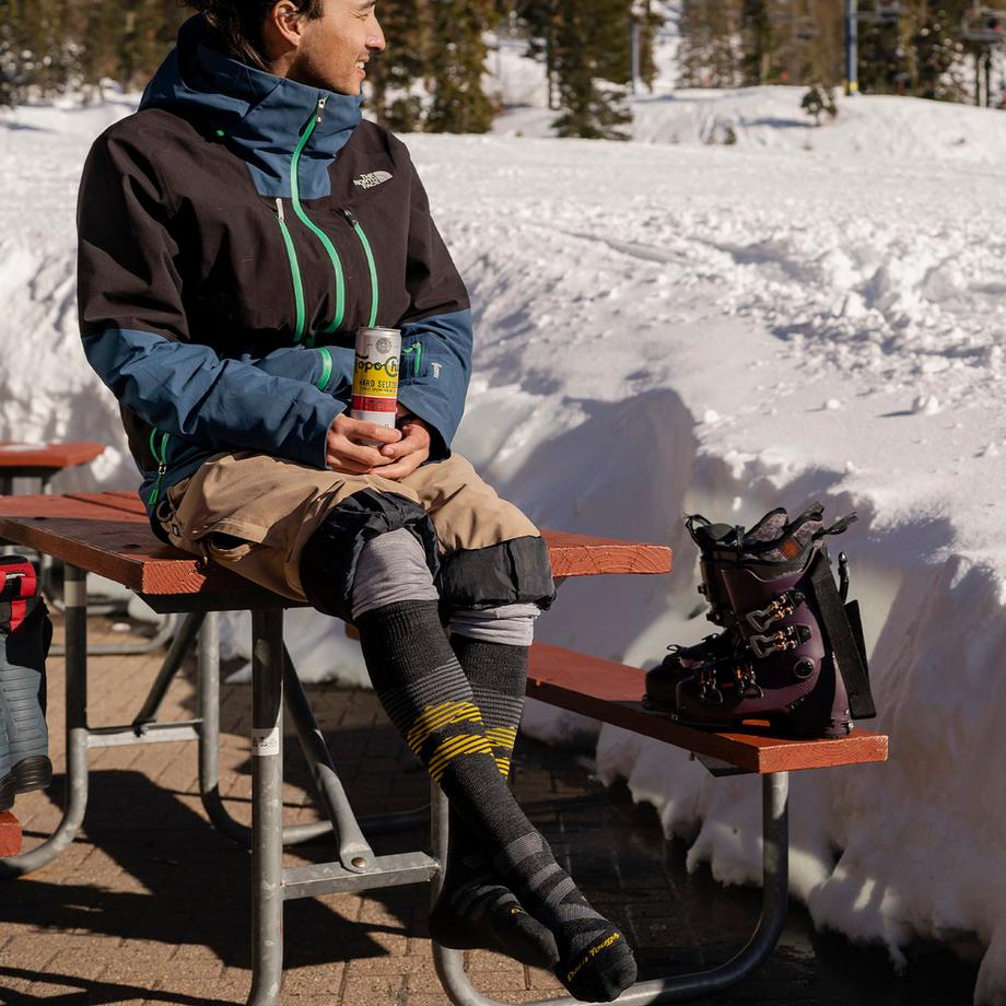 Darn Tough Vermont  Calze Uomo Ginocchio Sci Snowboard Ultra Leggere in Lana Merino 