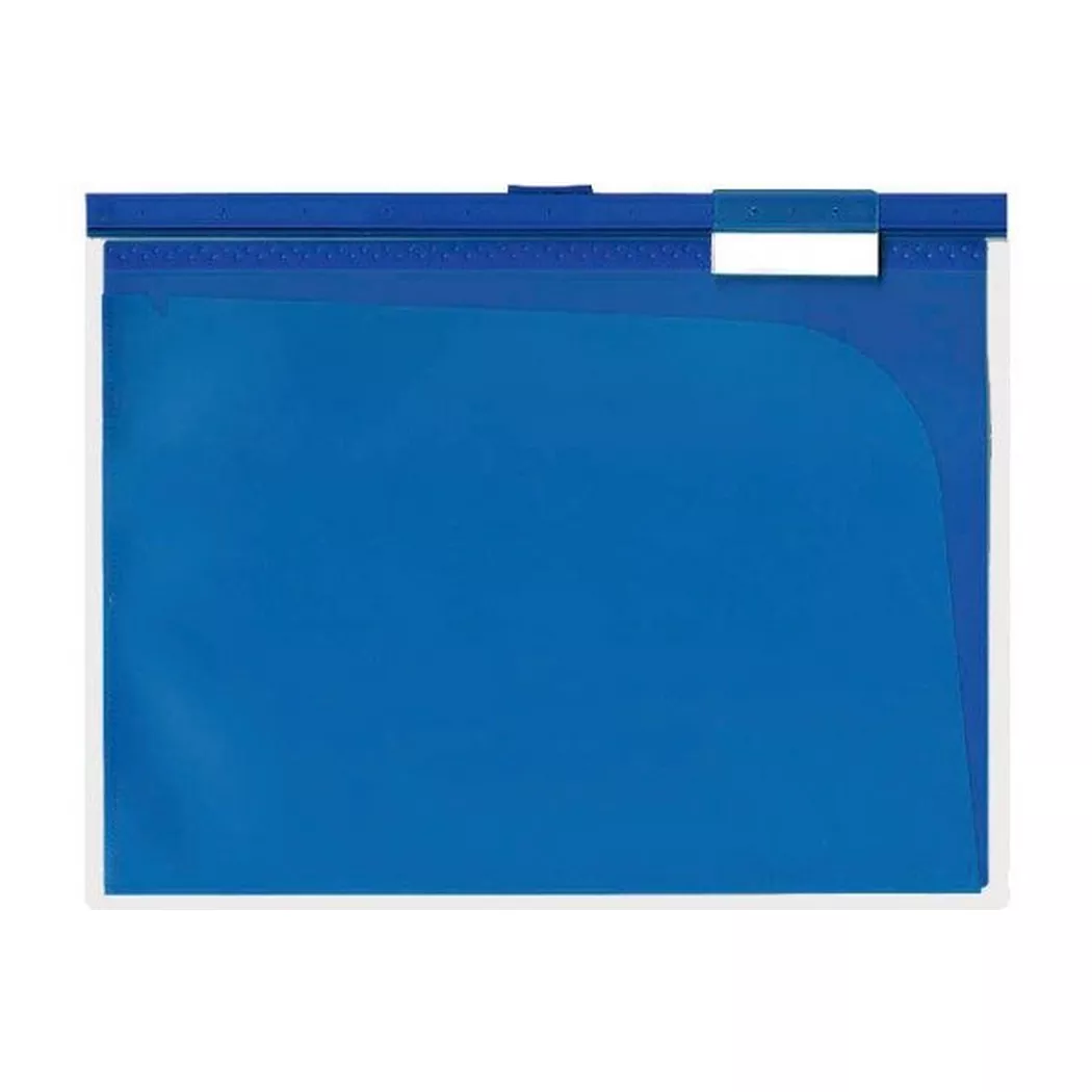 BÜROLINE – Hängemappe A4 664053 blau, 6 Fächer 3 Stk., 21cm