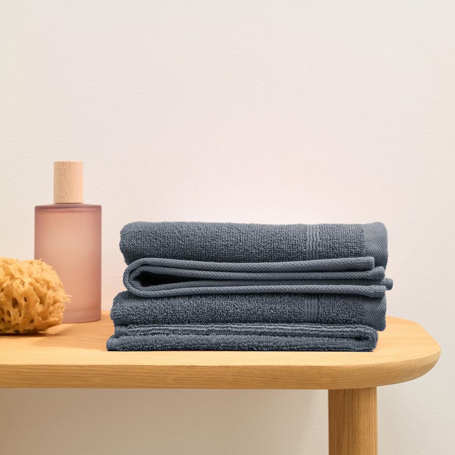 La Redoute Intérieurs 4er-Pack Gästehandtücher Zavara aus Frottee  