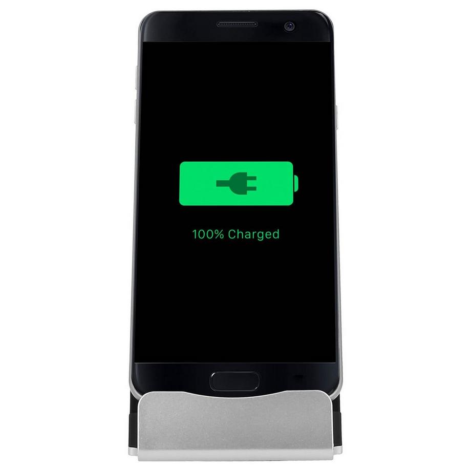 Avizar  Micro-USB Ladestation Silber 