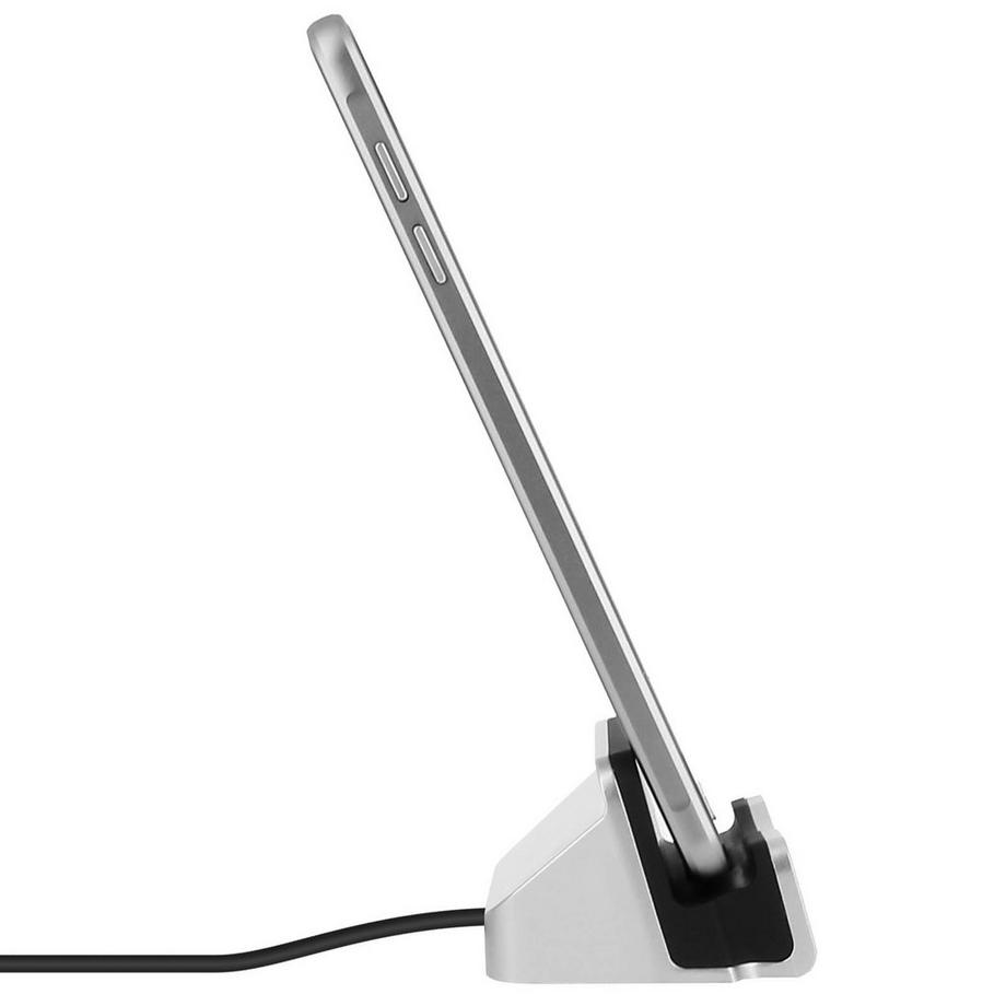 Avizar  Micro-USB Ladestation Silber 