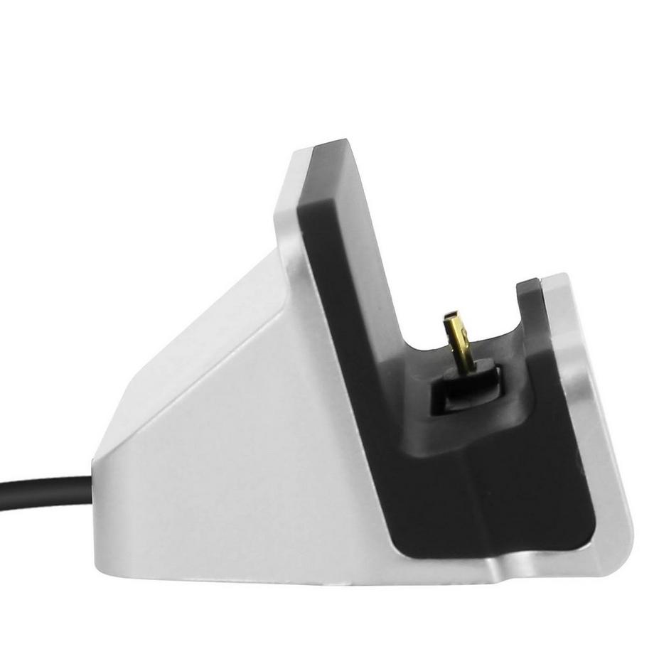 Avizar  Micro-USB Ladestation Silber 