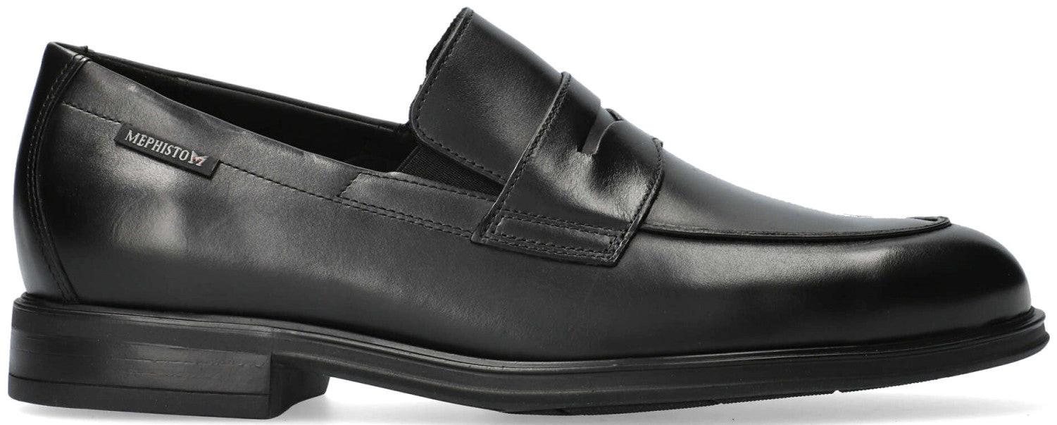 Image of Kurtis - Leder Loafer Herren Schwarz 47.5