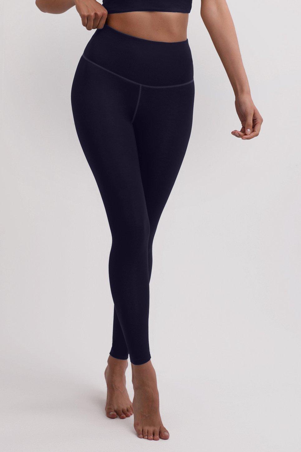 CASH-MERE.CH  Legging de yoga à taille haute en bambou 