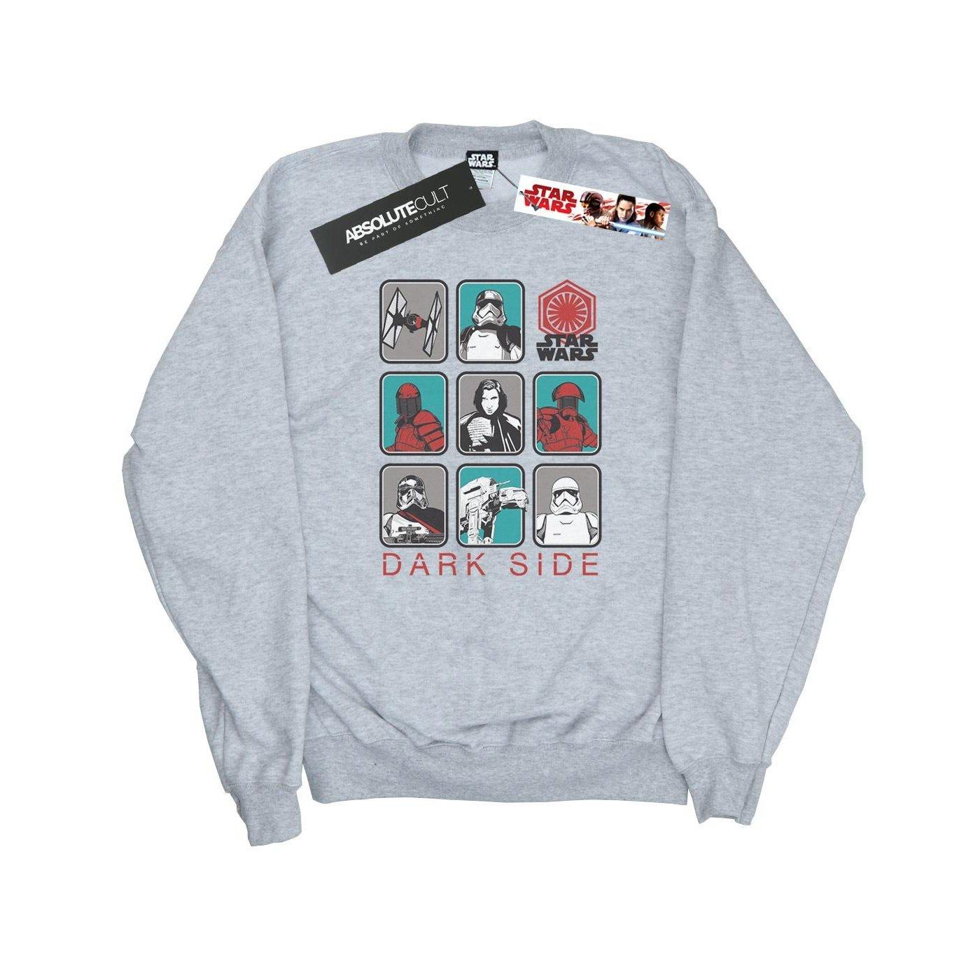 Image of The Last Jedi Dark Side Multi Character Sweatshirt Damen Grau XL
