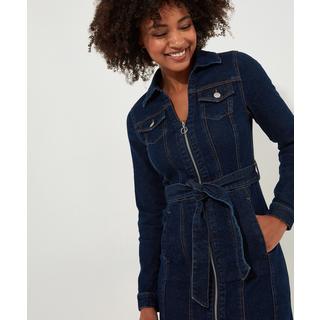 Joe Browns  PETITE Robe Denim Zippée Devant Rétro 