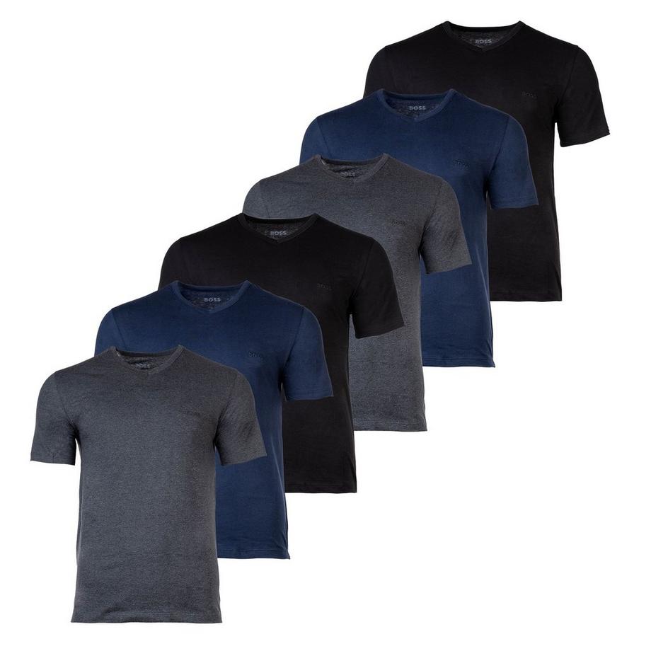 BOSS Casual Regular Fit V-Ausschnitt T-Shirt 3er-Pack  