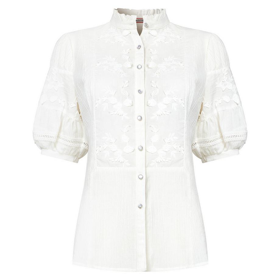 Joe Browns Chemisier Brodé Encolure Volantée  