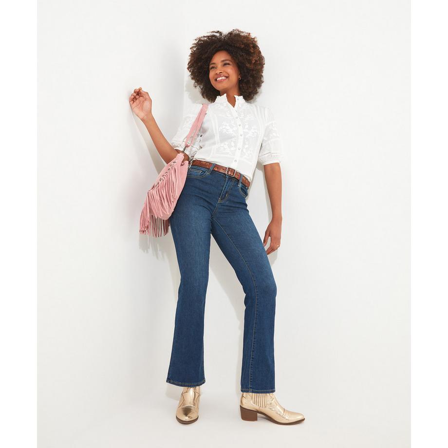 Joe Browns Chemisier Brodé Encolure Volantée  