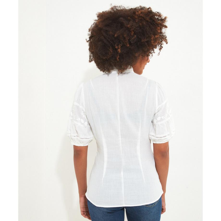 Joe Browns Chemisier Brodé Encolure Volantée  