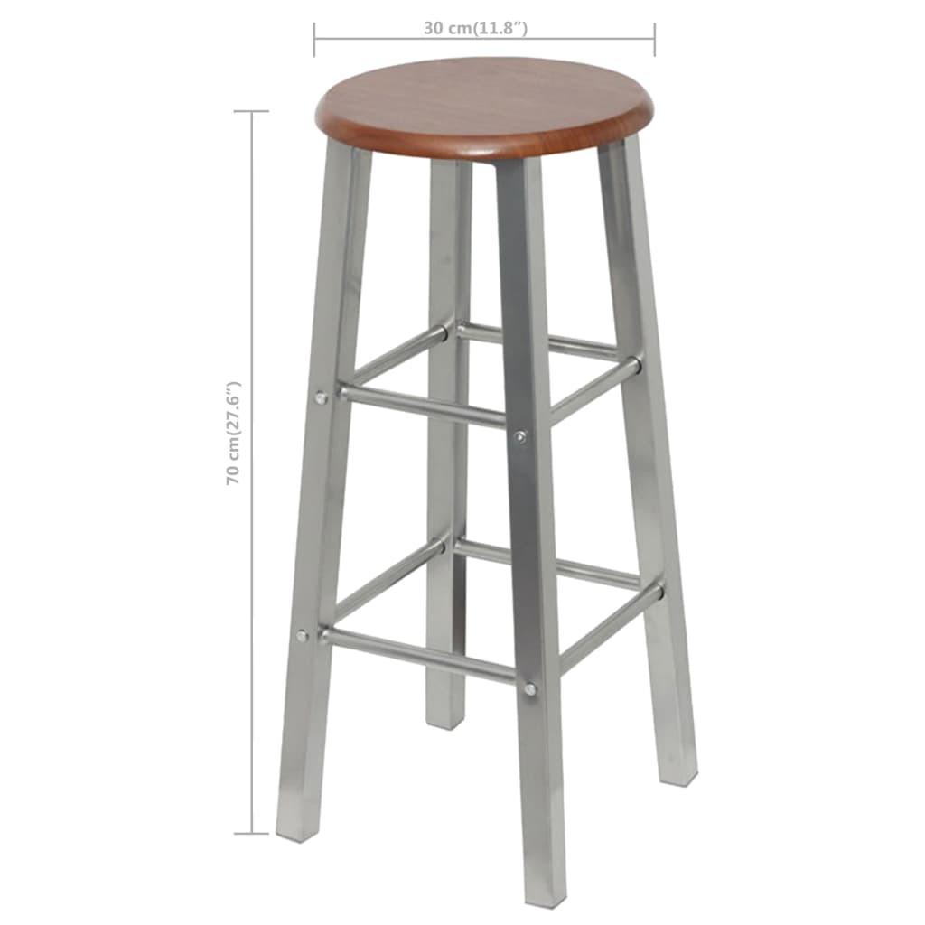 VidaXL Tabouret de bar mdf  