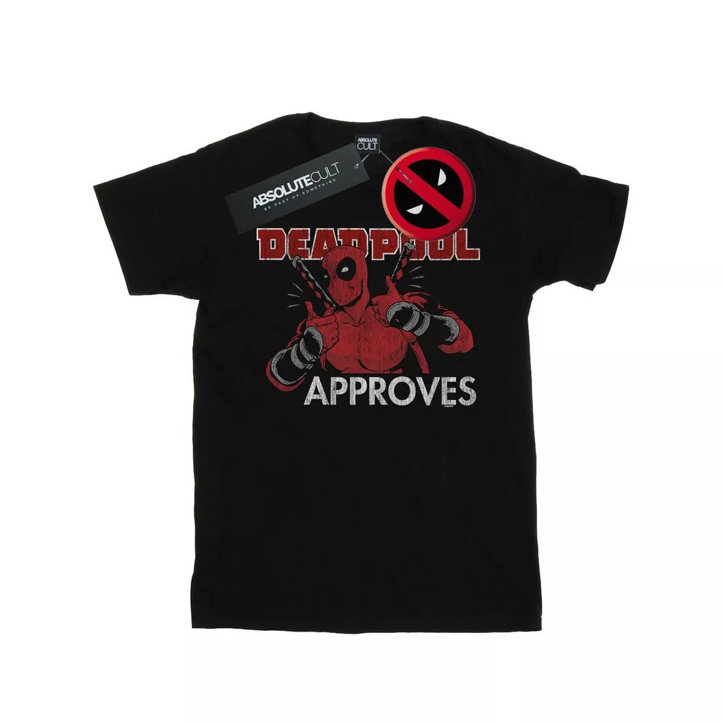 MARVEL - Approves TShirt, für Damen, Schwarz, Größe S