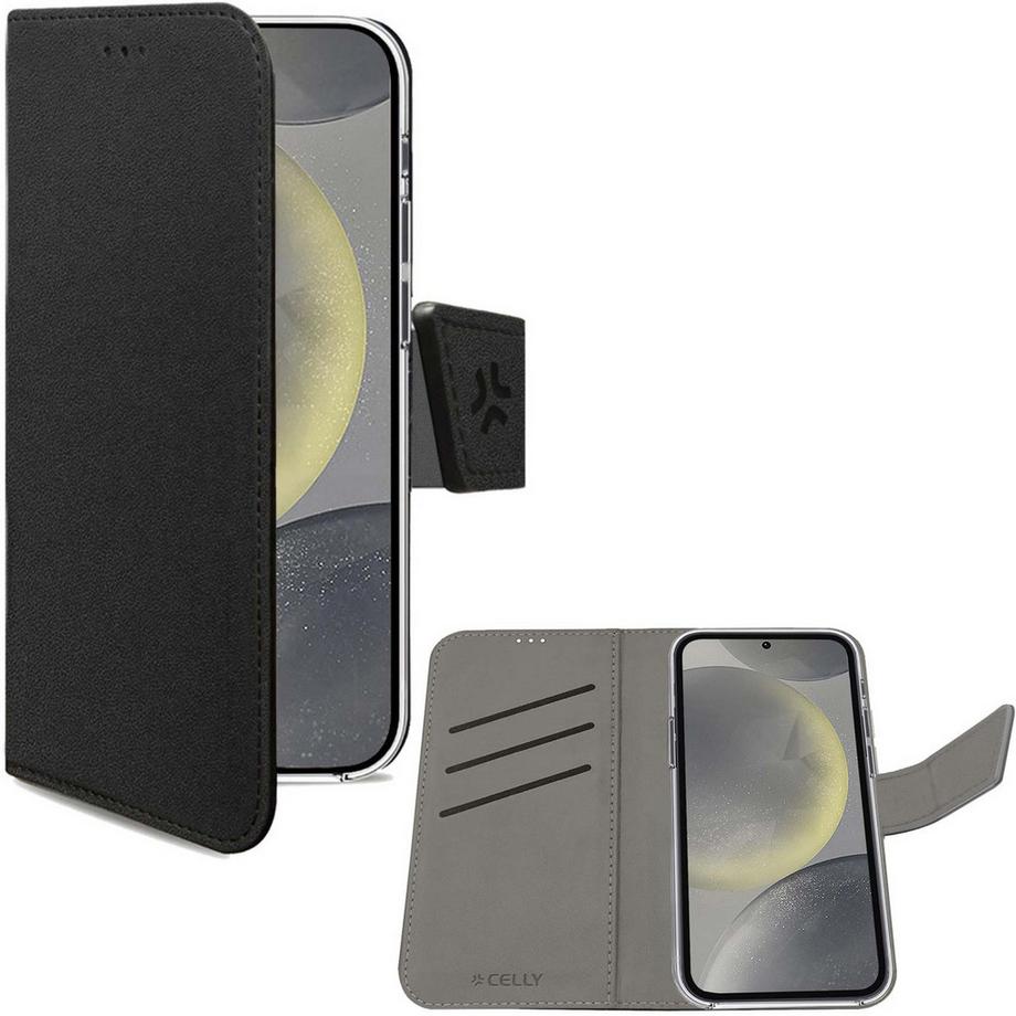 Étui portefeuille Wally Galaxy S24 5G noir