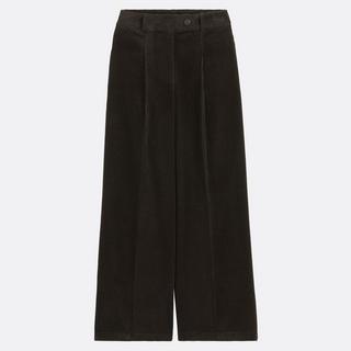 La Redoute Collections Pantalon large à plis en velours côtelé  