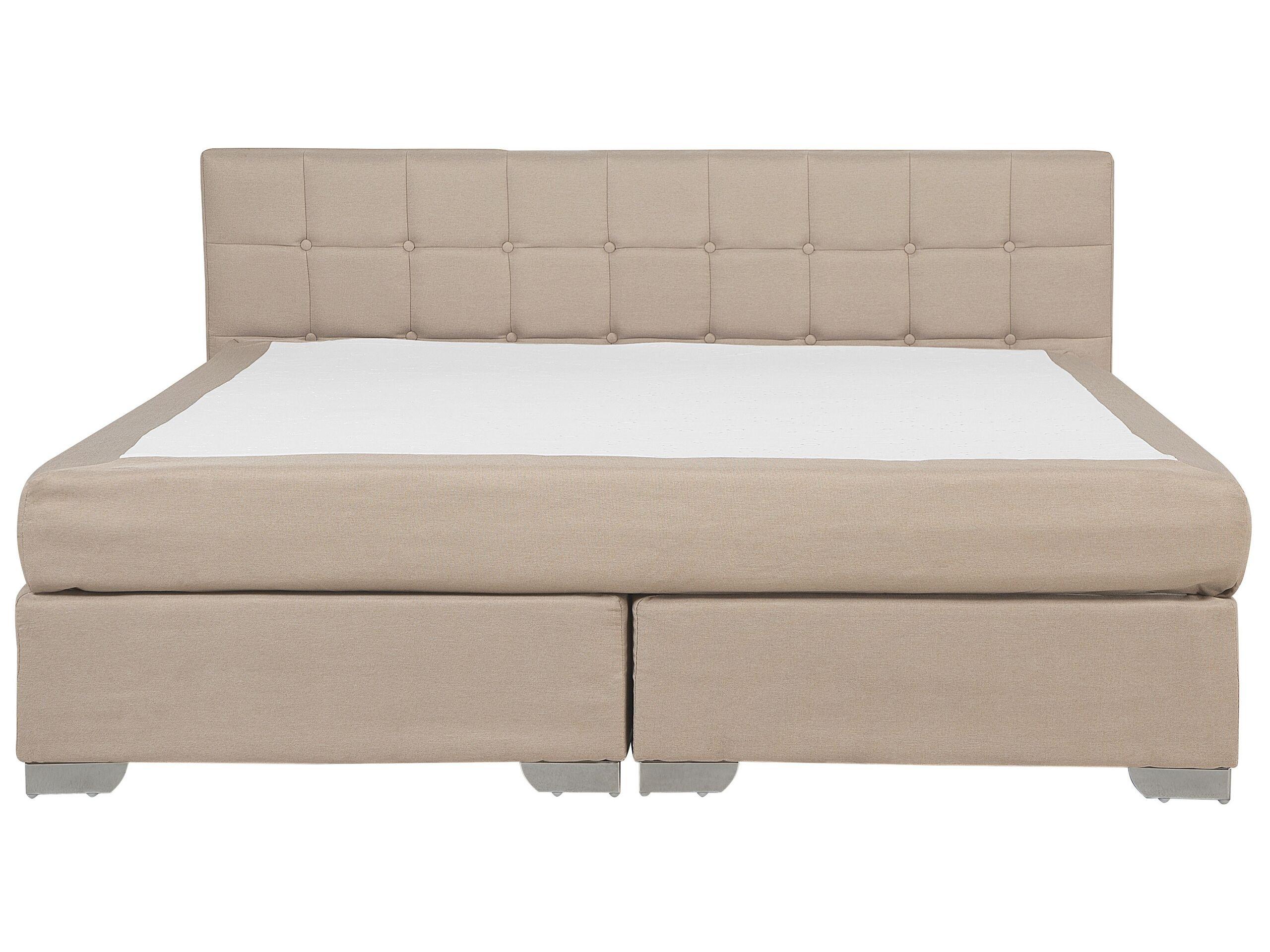 Beliani Boxspring Bett aus Polyester Modern ADMIRAL  