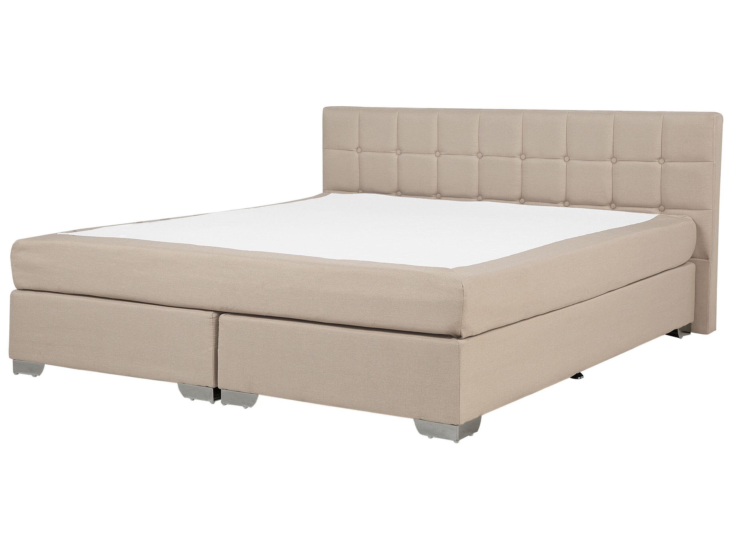 Beliani Boxspring Bett aus Polyester Modern ADMIRAL  