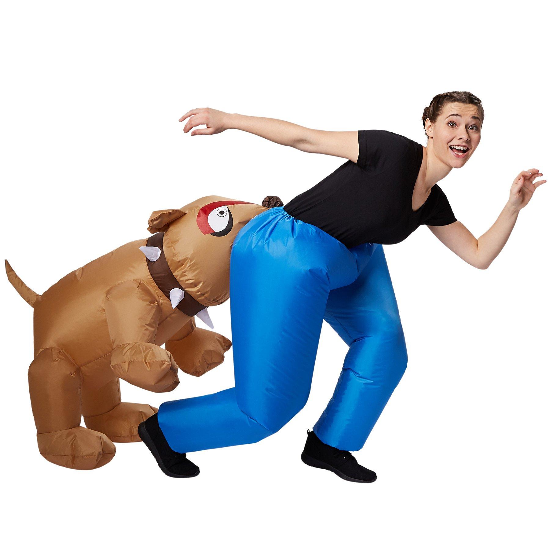 Tectake  Selbstaufblasbares Kostüm Hund 