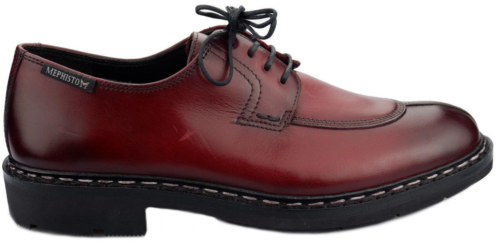 Image of Sandro - Leder Schnürschuh Herren Rot 40.5