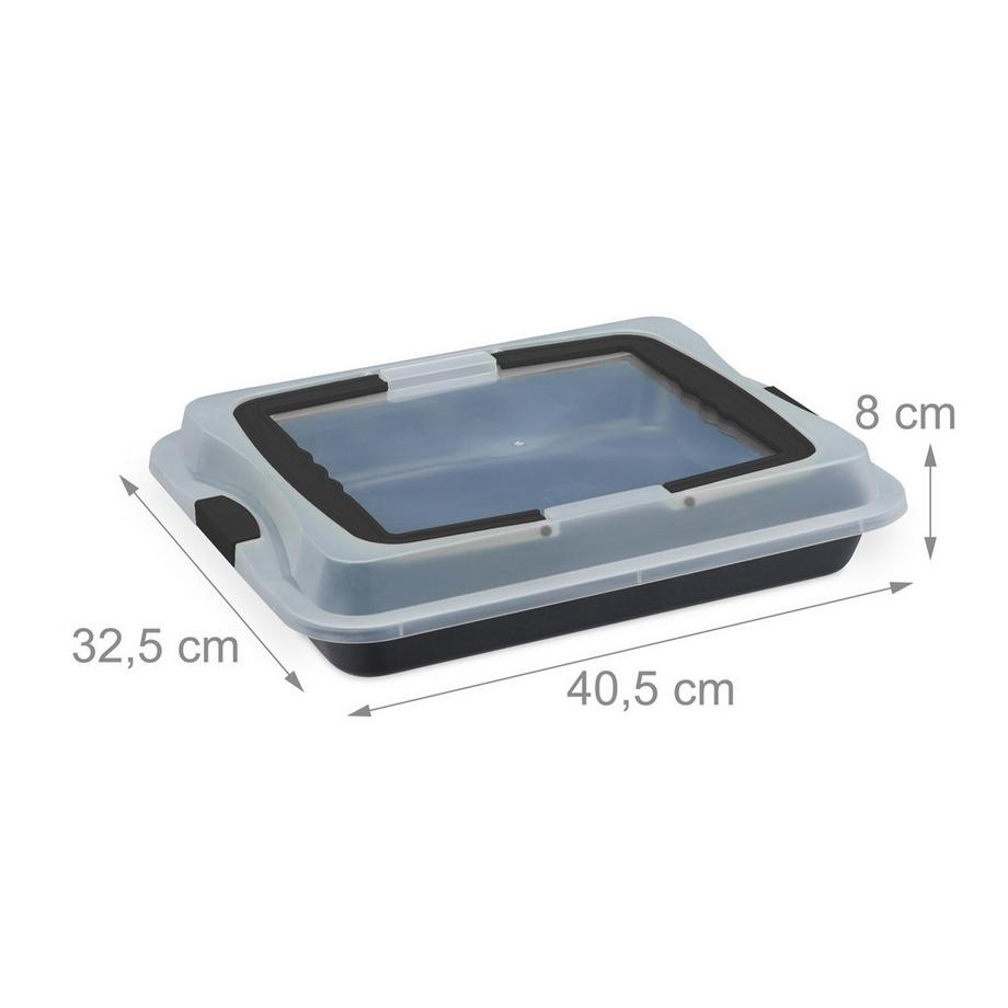 Northix  Backblech mit Deckel, 3-in-1 