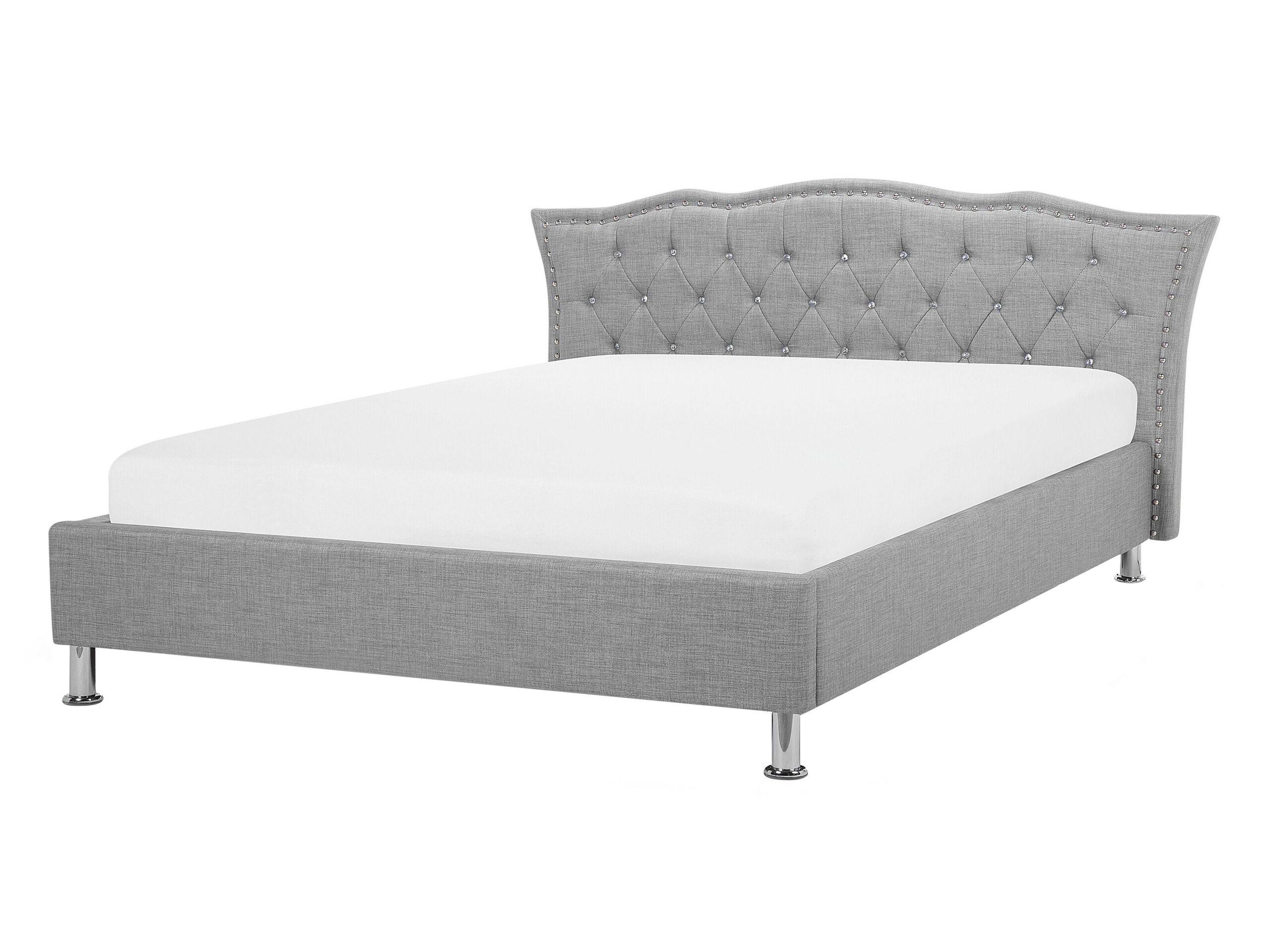 Image of Bett mit Lattenrost aus Polyester Glamourös METZ Bett mit Lattenrost aus Polyester Glamourös METZ