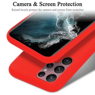 Cadorabo  Housse compatible avec Samsung Galaxy S22 ULTRA - Coque de protection en silicone TPU flexible 