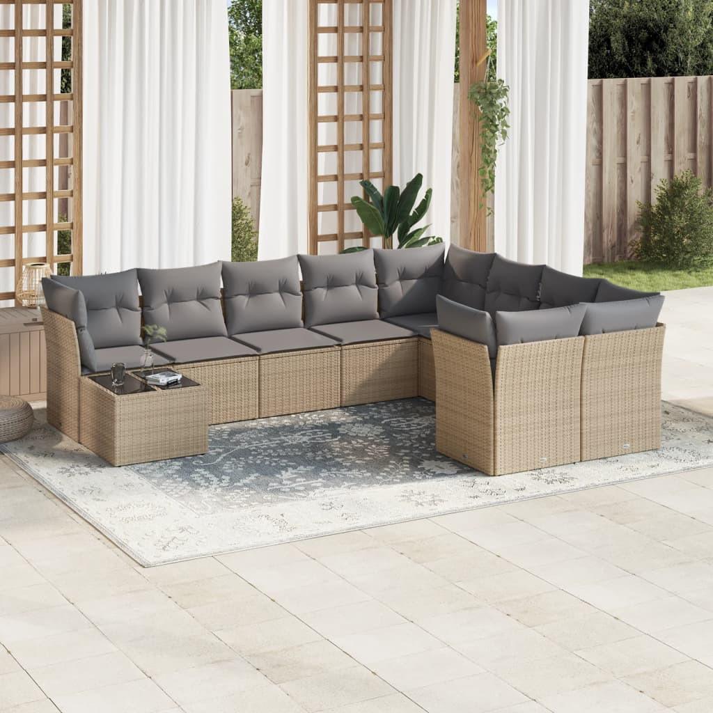 VidaXL Garten sofagarnitur poly-rattan  