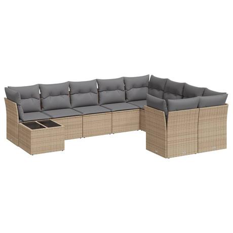 VidaXL Garten sofagarnitur poly-rattan  