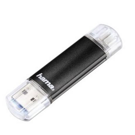 hama  Hama Laeta Twin, 16GB unità flash USB USB Type-A / Micro-USB 3.2 Gen 1 (3.1 Gen 1) Nero 