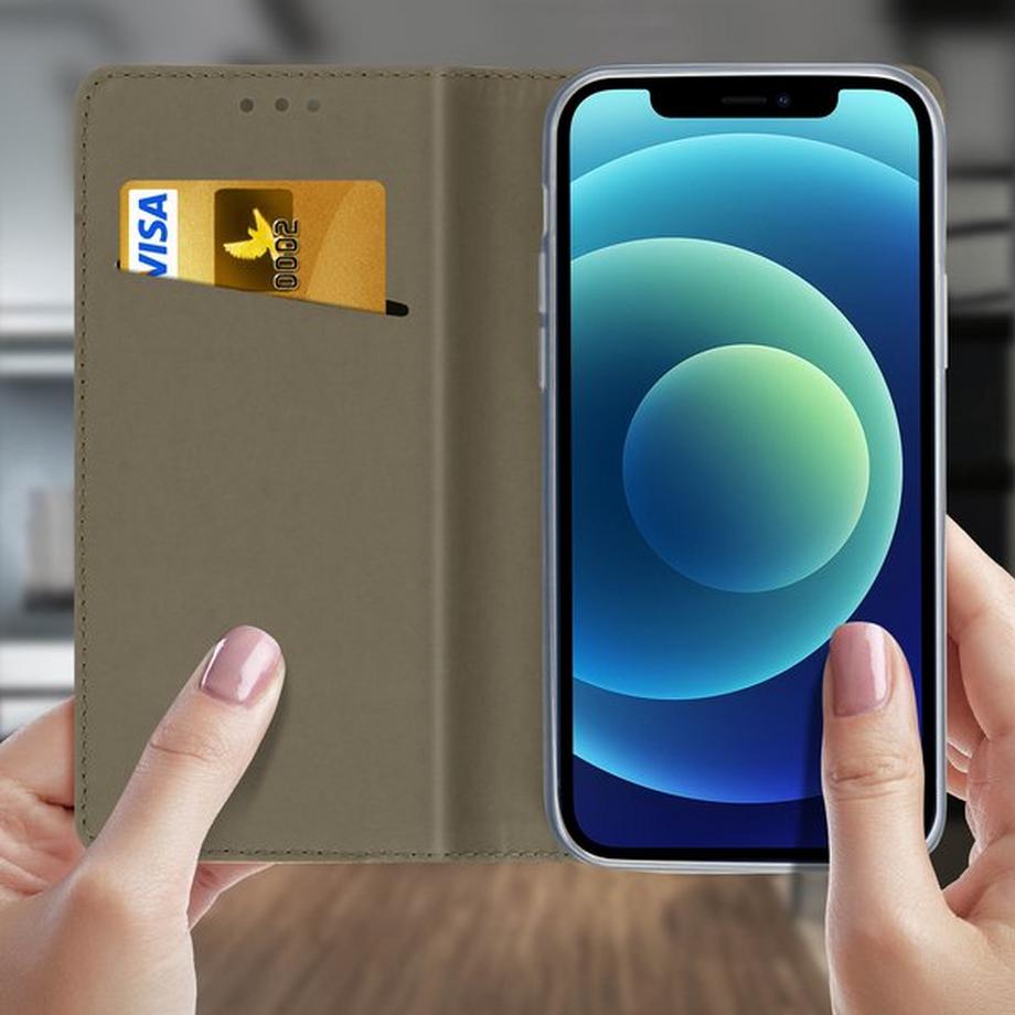 Avizar  Etui iPhone 12 Mini Clapet Bleu 