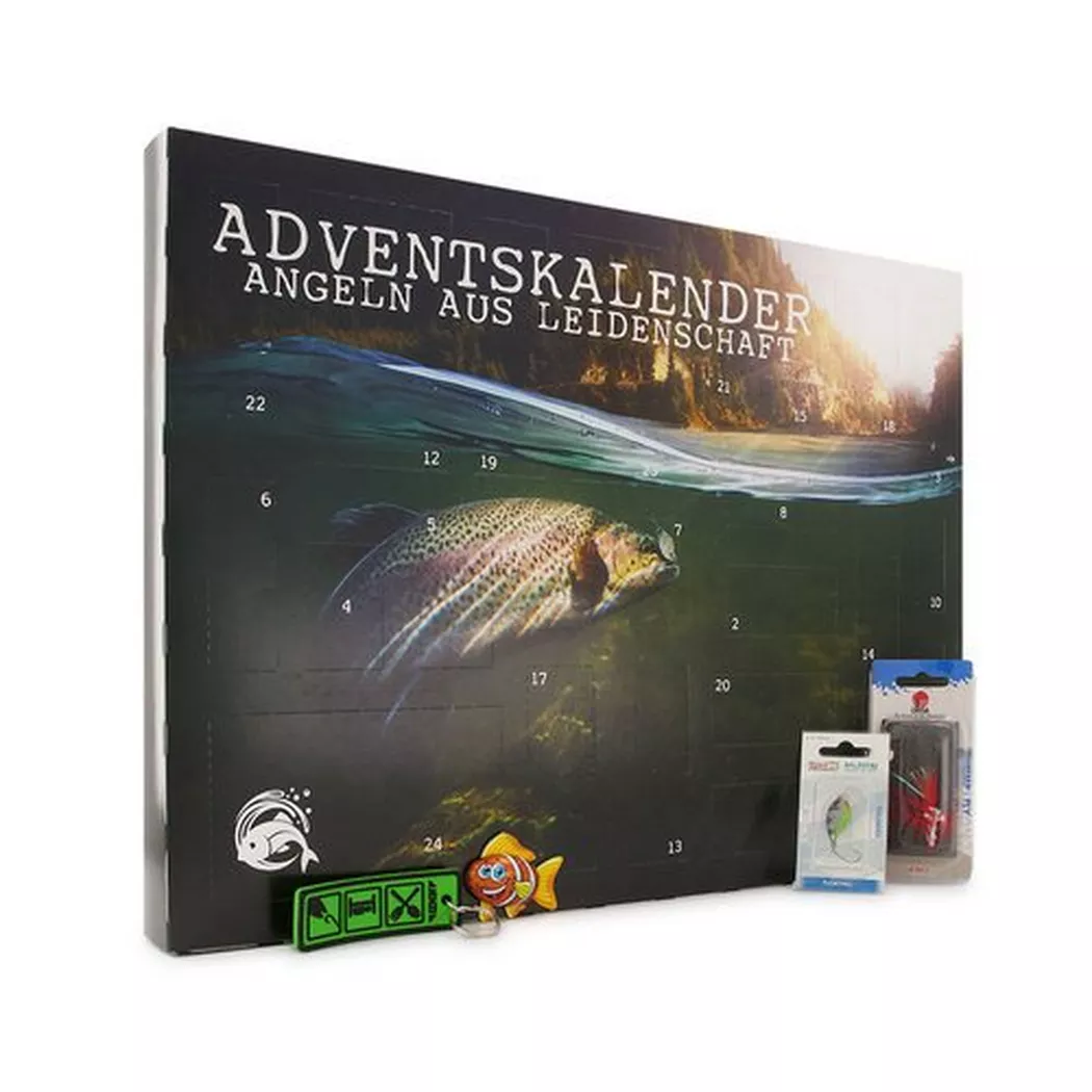 Geschenkidee - Angeln Adventskalender, One Size